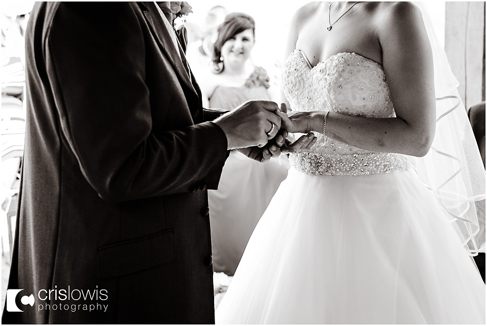 outdoor ceremony at heaton house farm