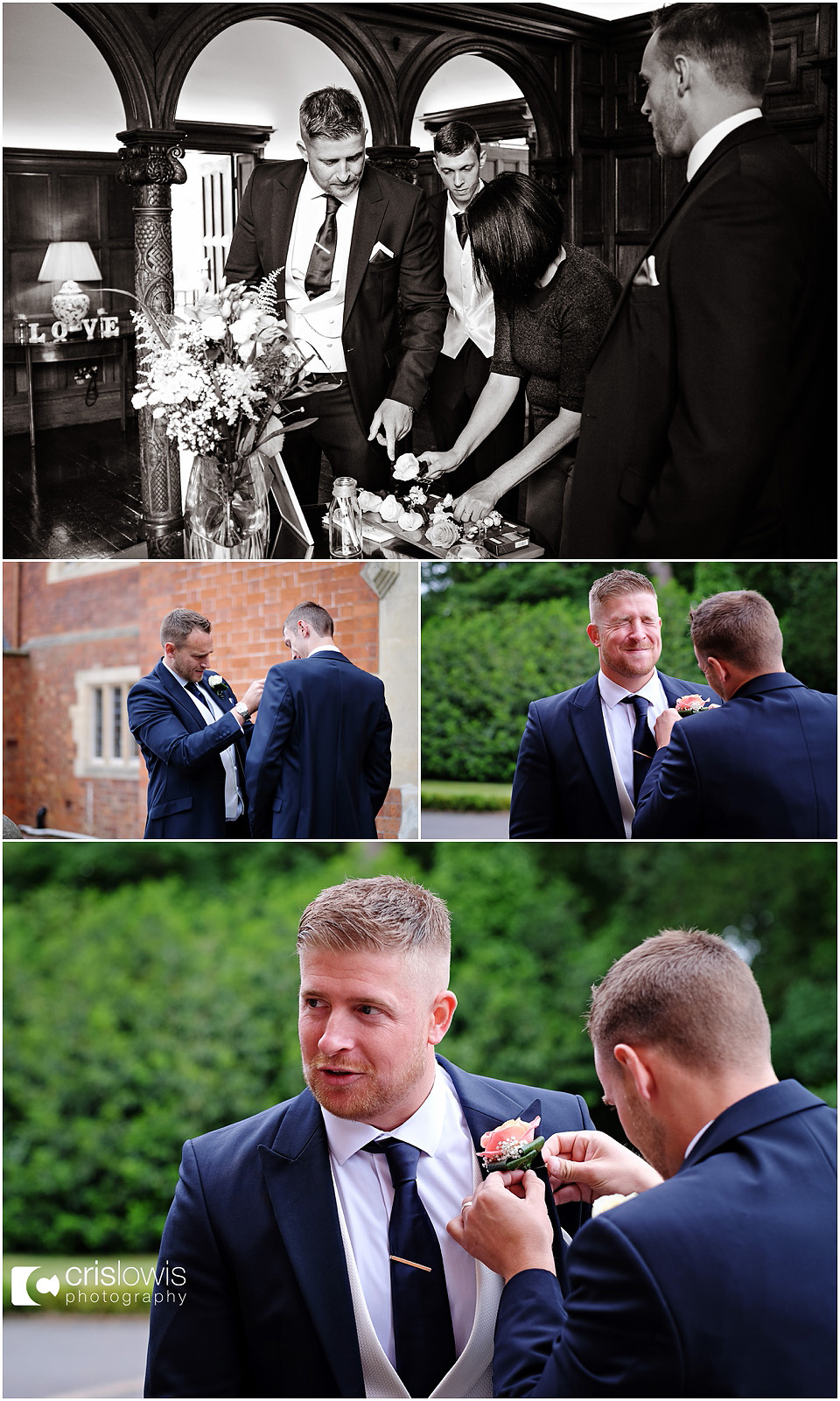 groom getting ready