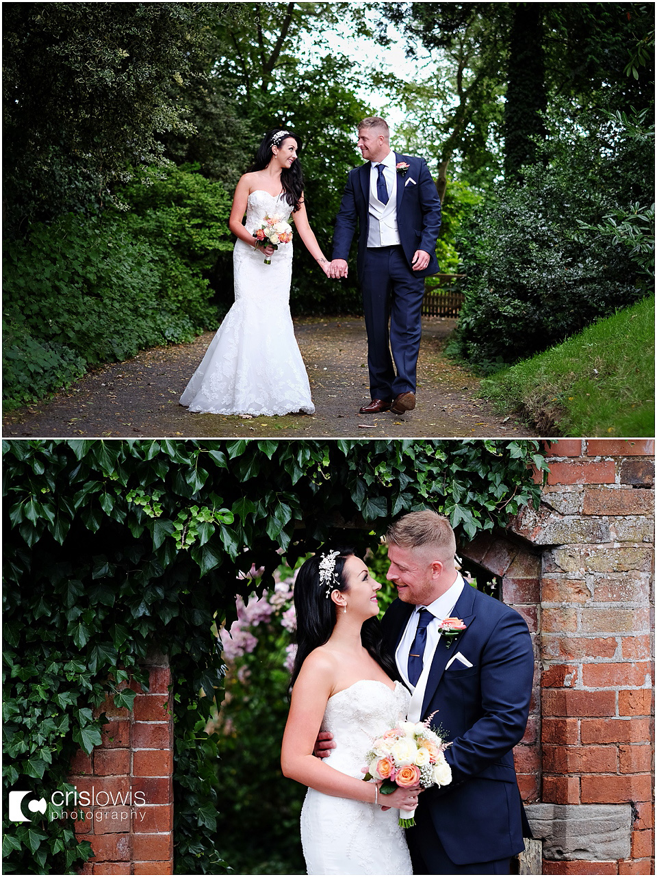 bride and groom pendrell hall wedding