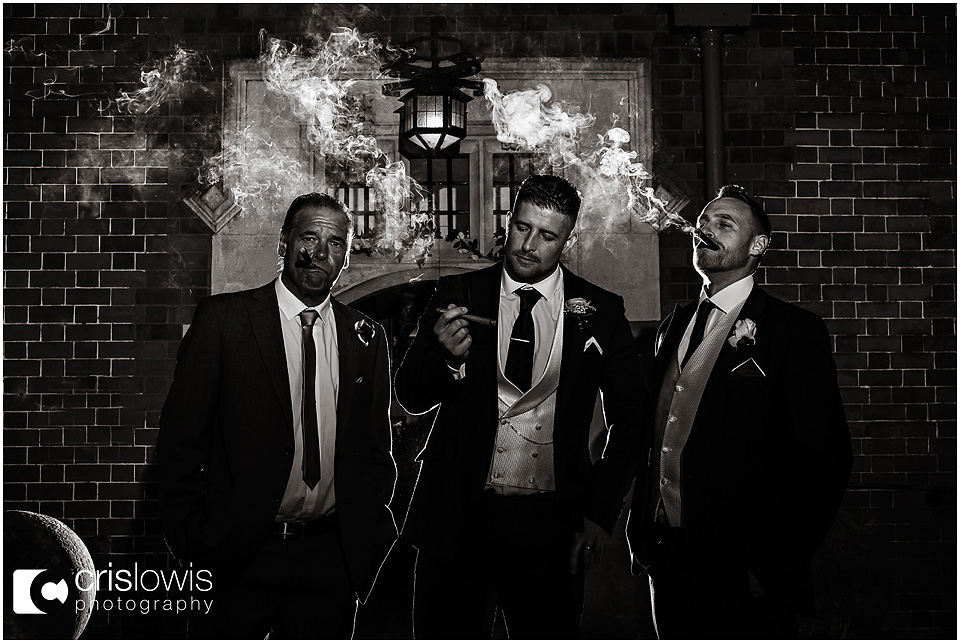 cigar shot night photography