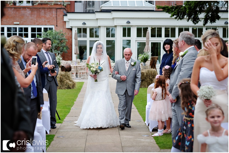 the upper house outdoor wedding  ceremony