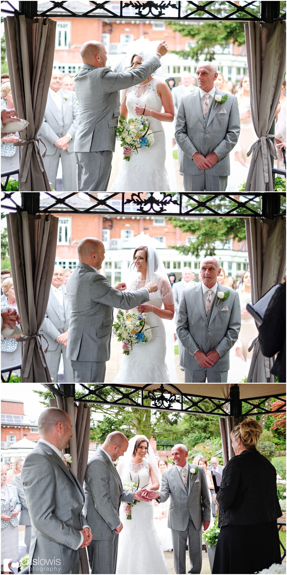 the upper house outdoor wedding  ceremony