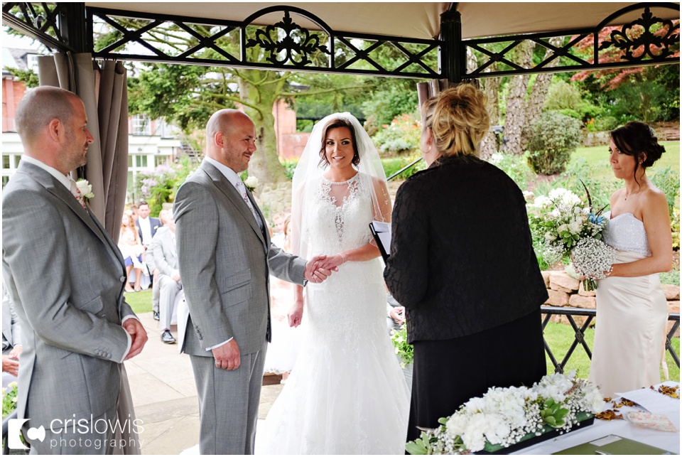the upper house outdoor wedding  ceremony