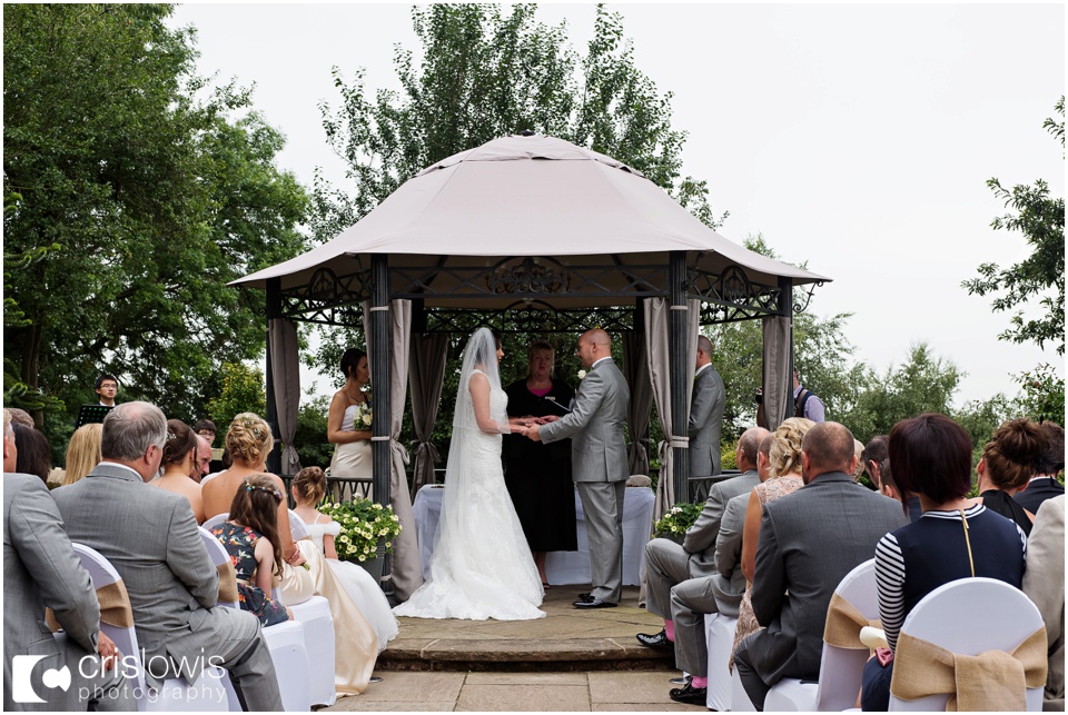 the upper house outdoor wedding  ceremony