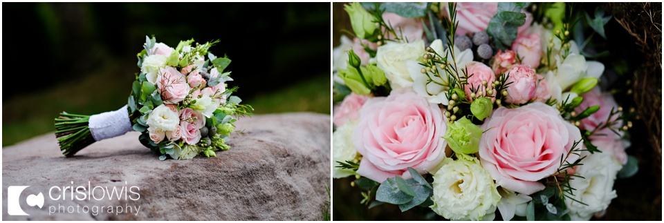 pastel wedding bouquet