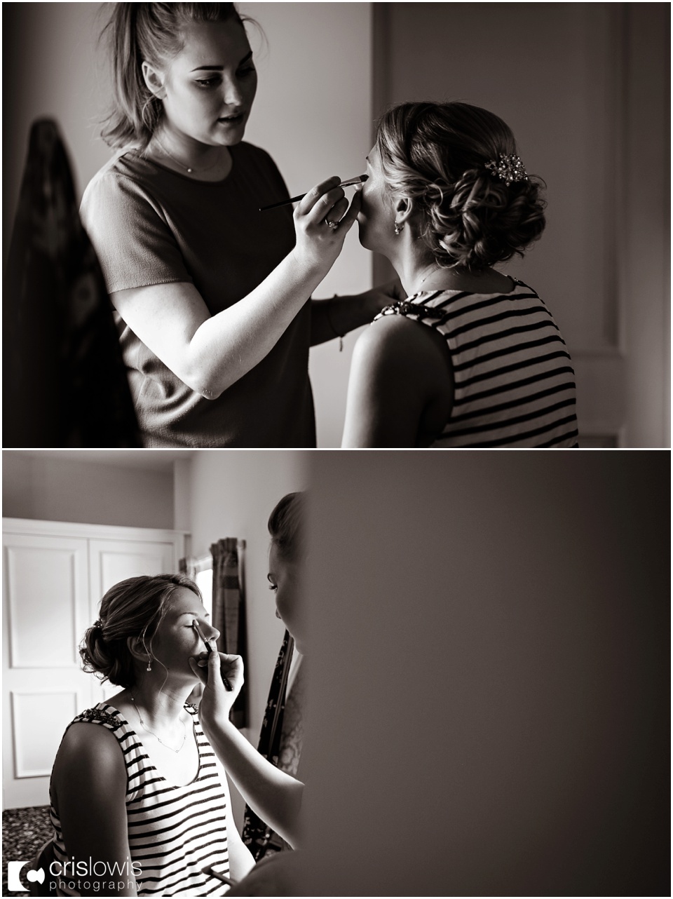 bride gettinh ready photos at whiston hall