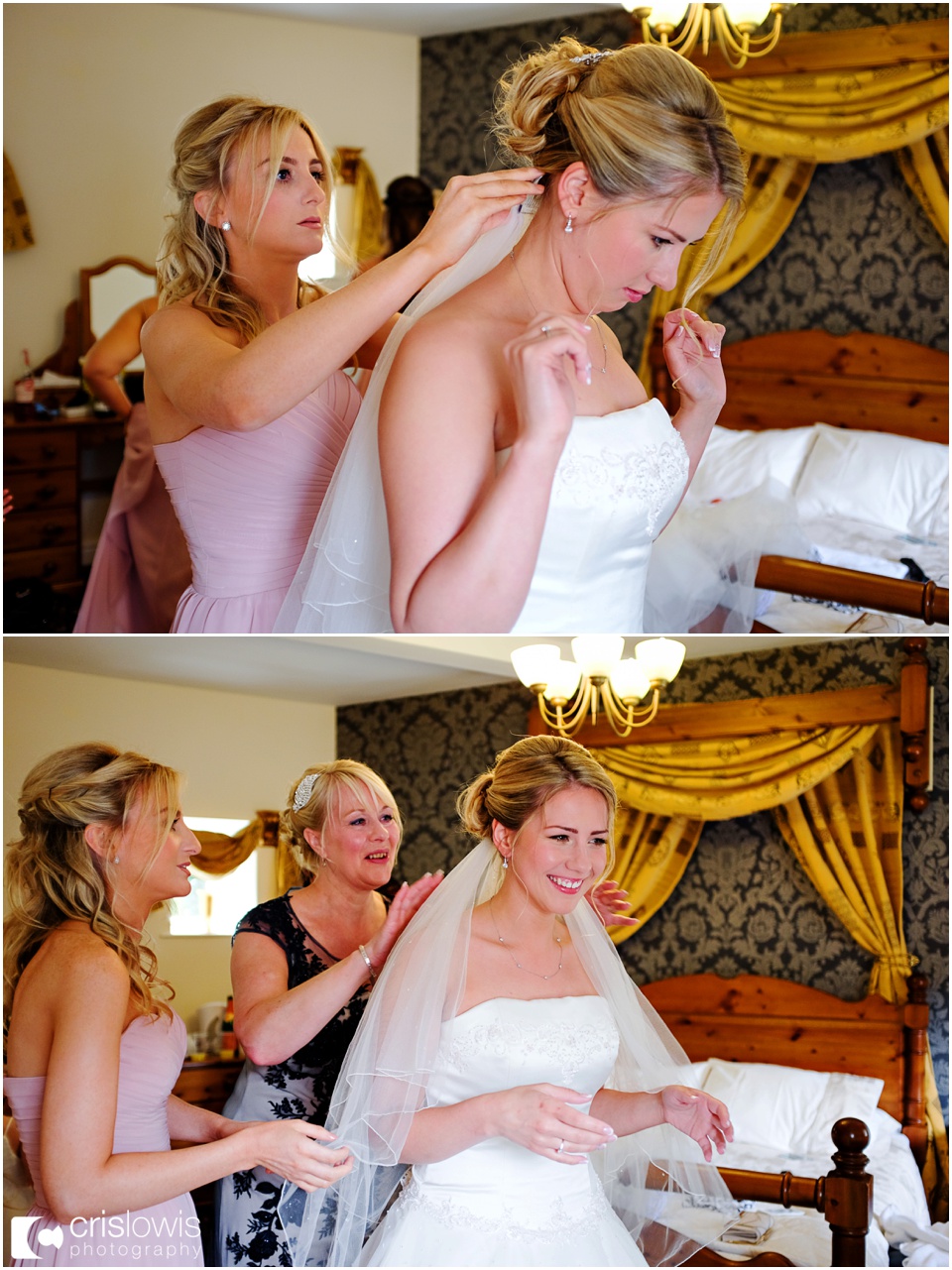 bridal prep at whiston hall staffordshire