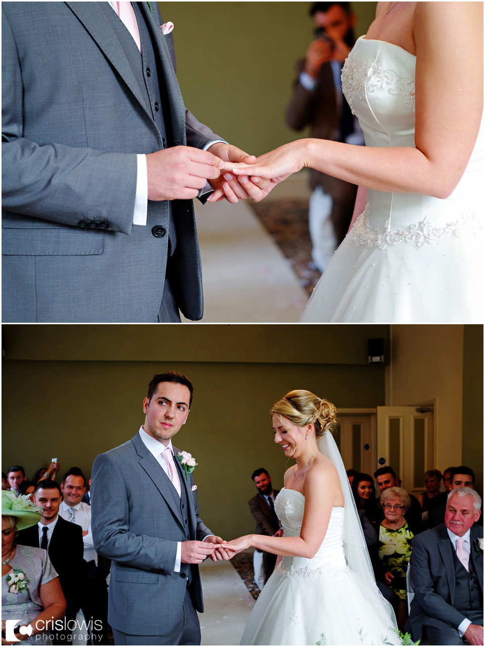 wedding ceremony at whiston hall