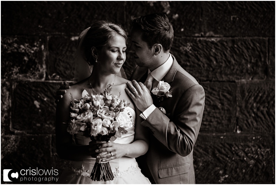 bride and groom wedding photos at whiston hall