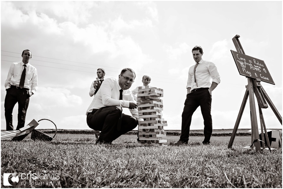 jenga at weddings
