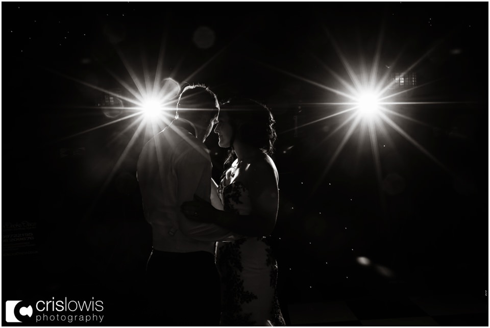 first dance in barn wedding