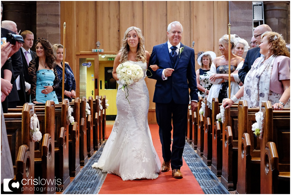 wedding ceremony at st michaels penkridge