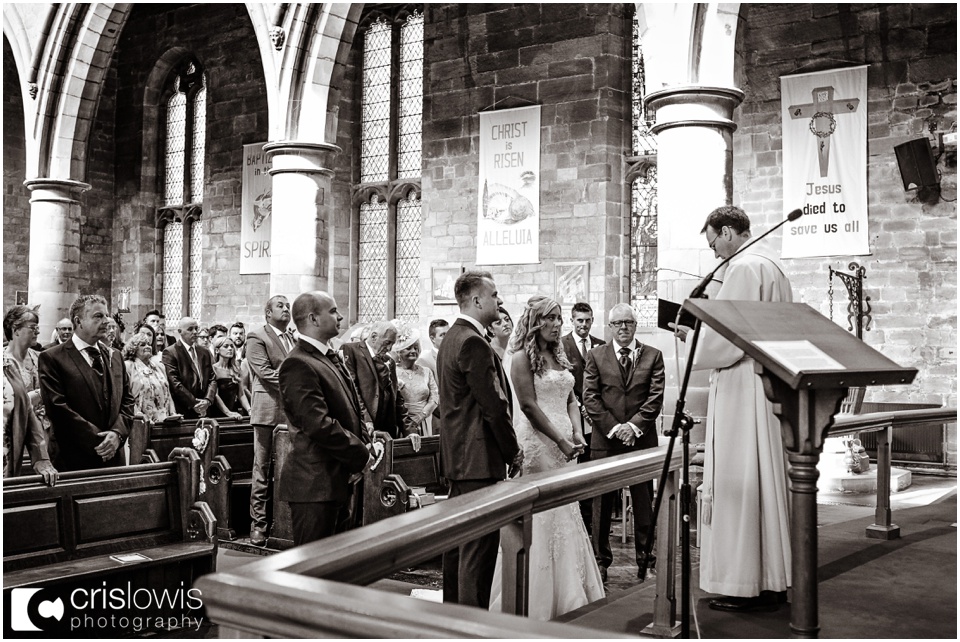 wedding ceremony at st michaels penkridge