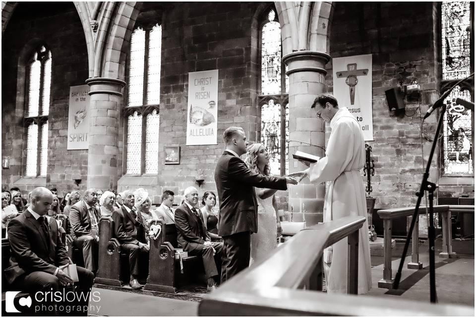 wedding ceremony at st michaels penkridge