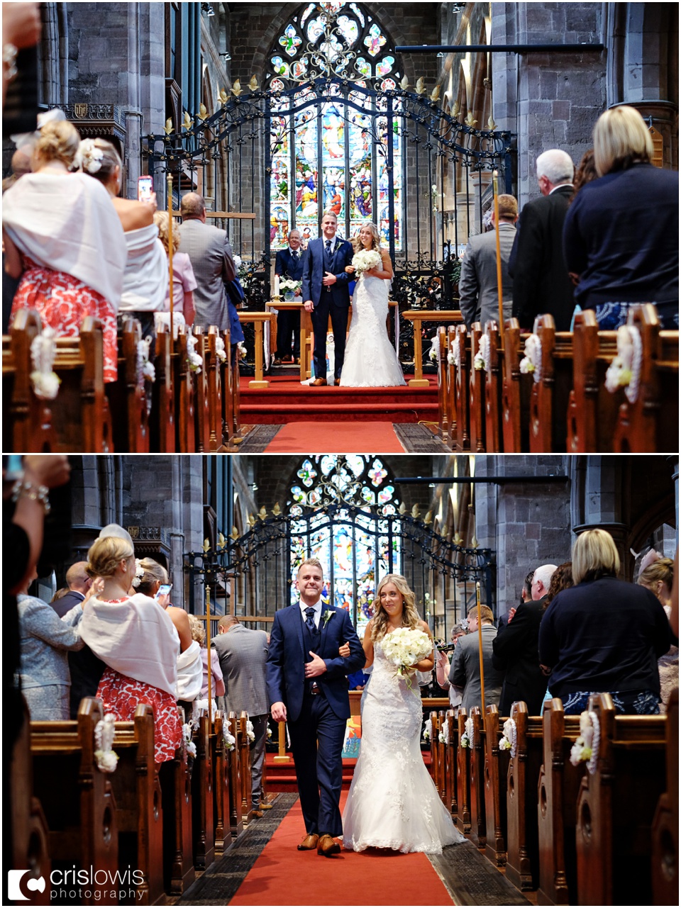wedding ceremony at st michaels penkridge