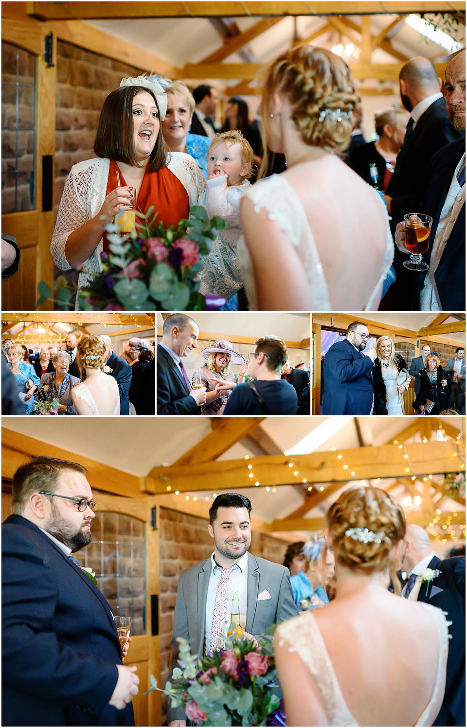 relaxed wedding photos