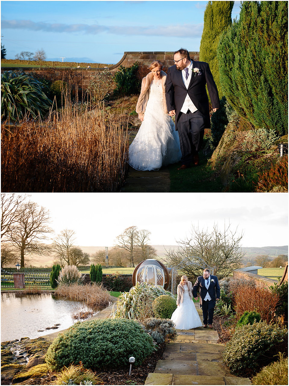 heaton house farm wedding photo