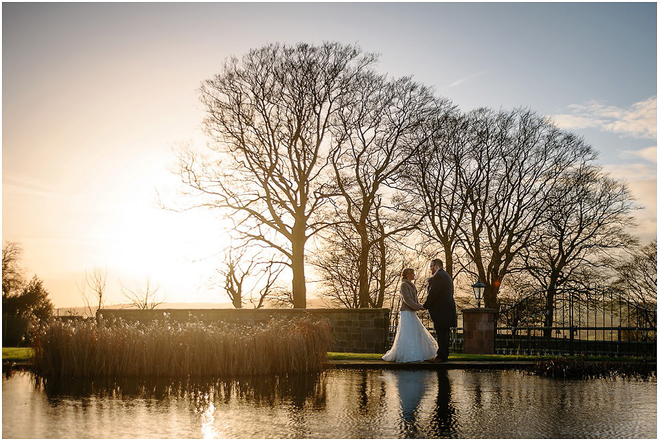 sunset at heaton house farm