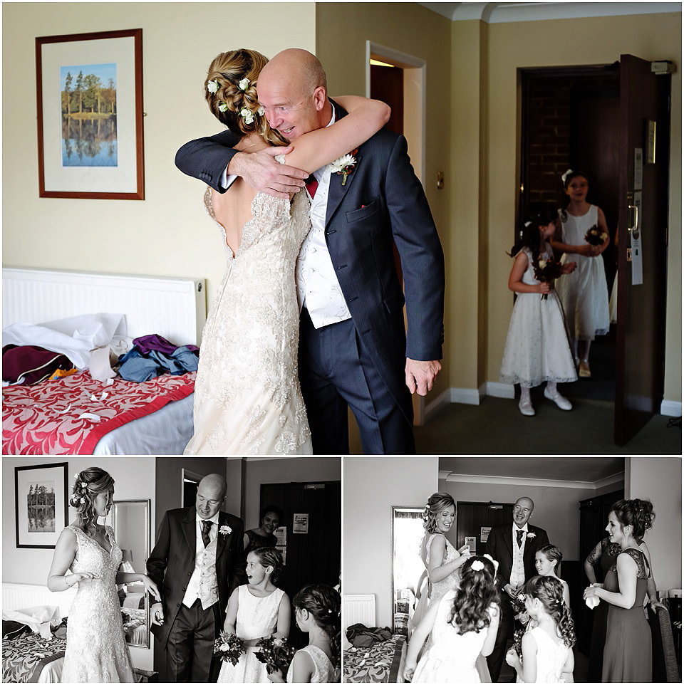 bride and dad