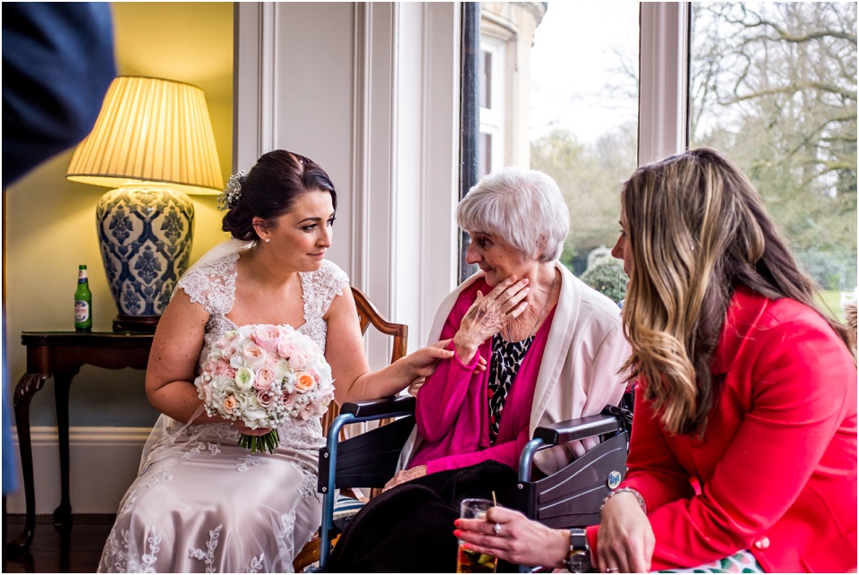Bride and grandmother