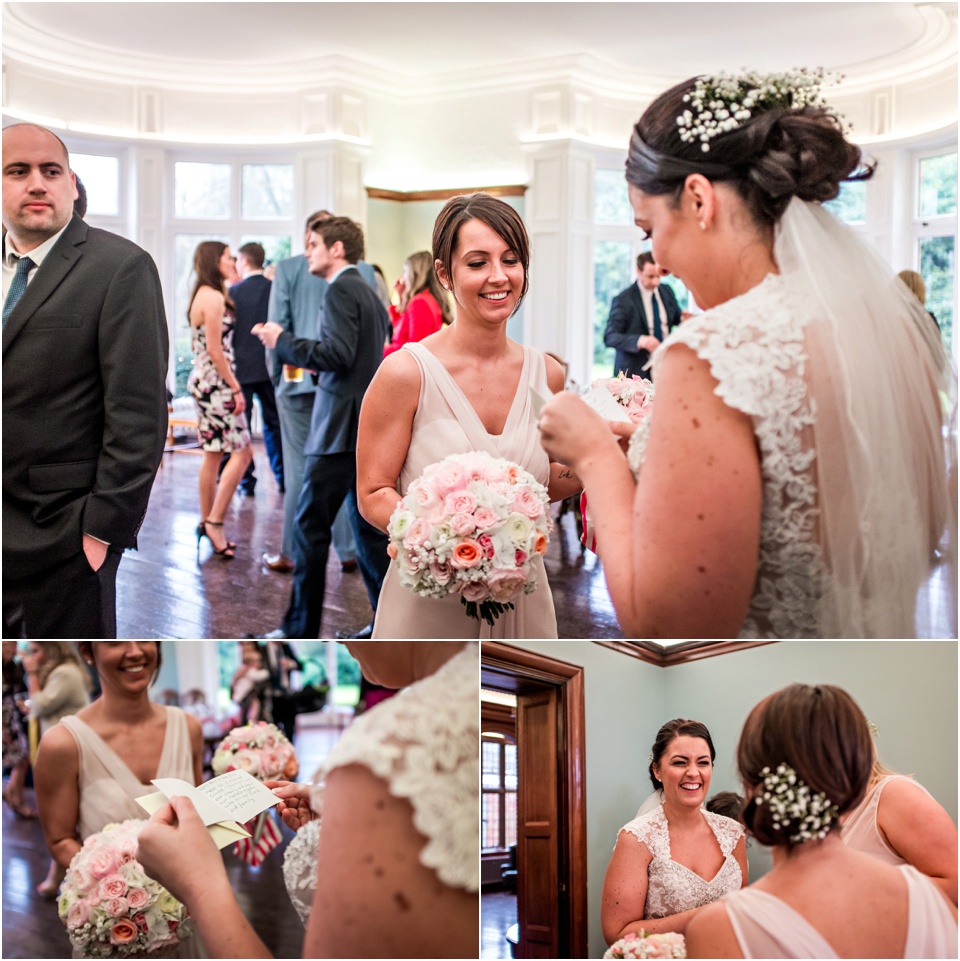 Bride and bridesmaids