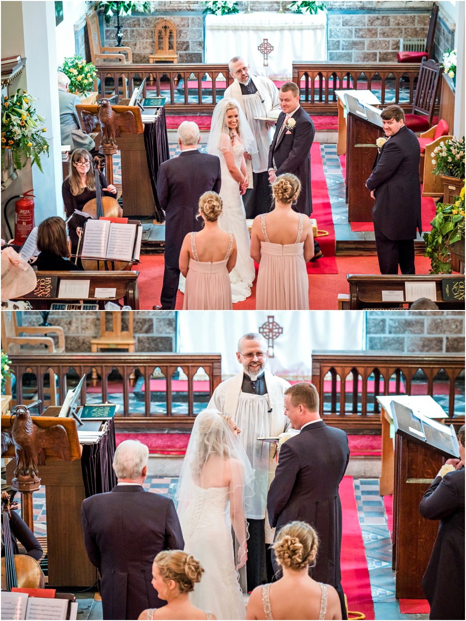 bride at end of isle