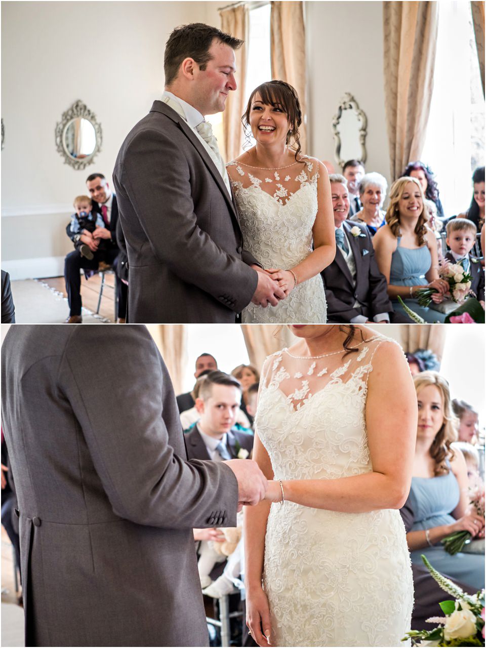 wedding service at somerford hall