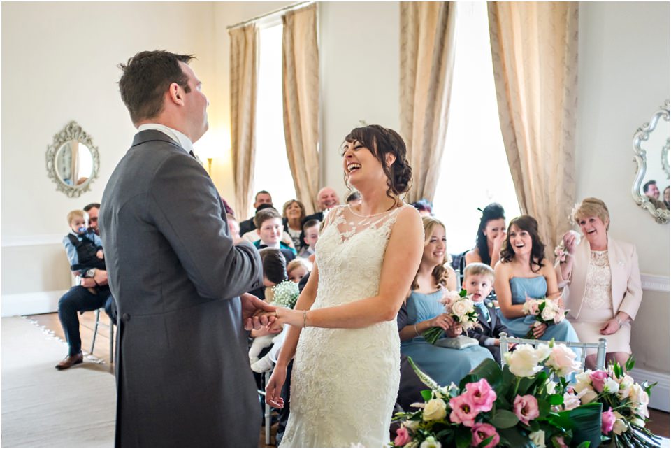 wedding service at somerford hall