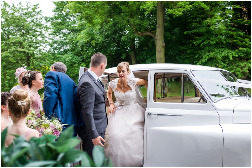 brides arrival