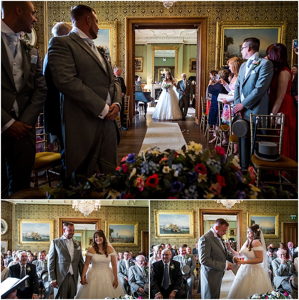wedding ceremony at heath house