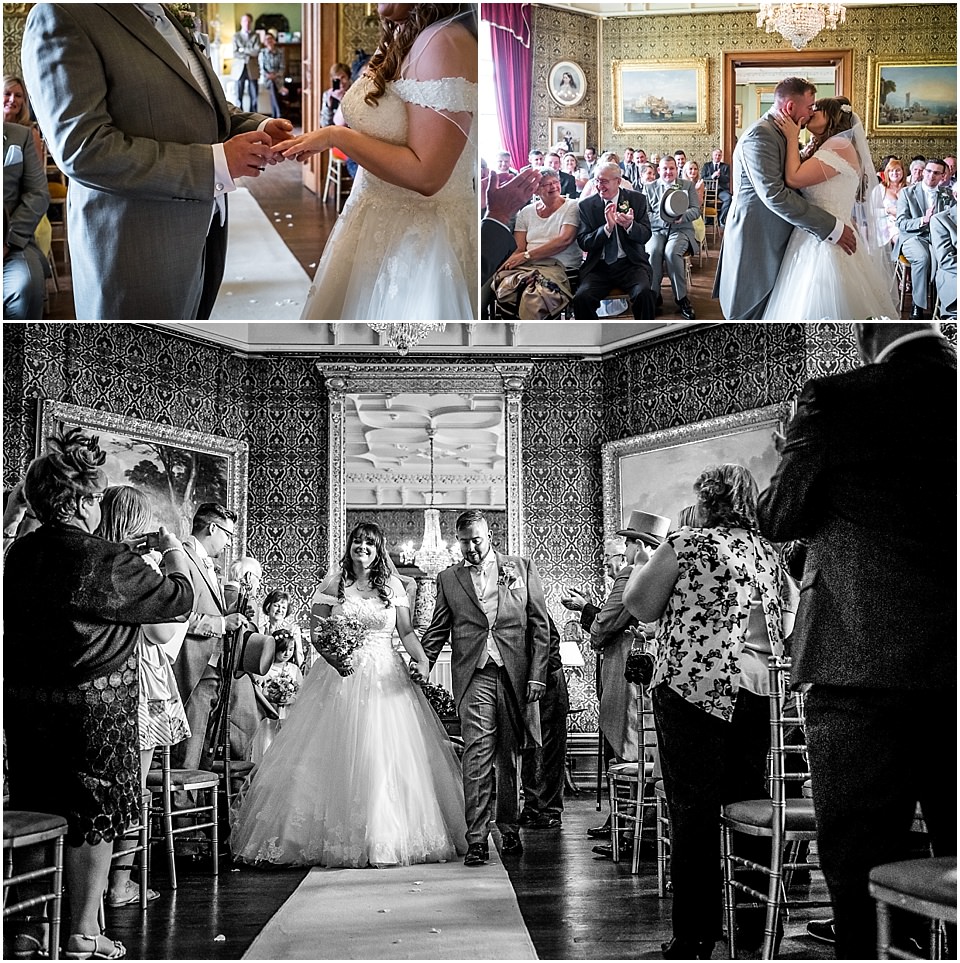 wedding ceremony at heath house