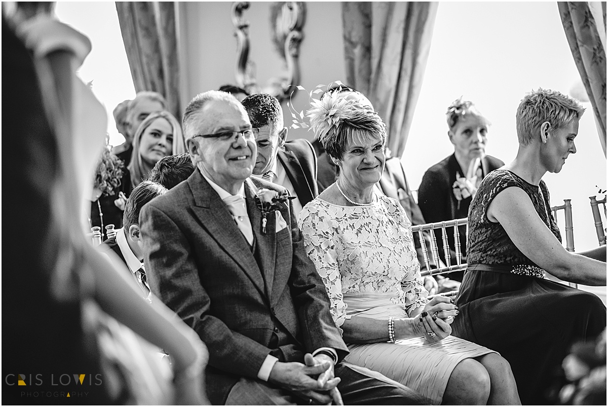 wedding ceremony at somerford hall