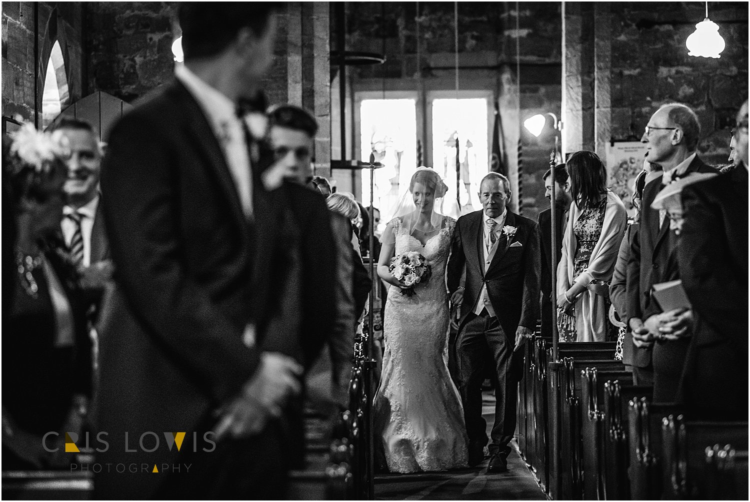 wedding ceremony at st james church