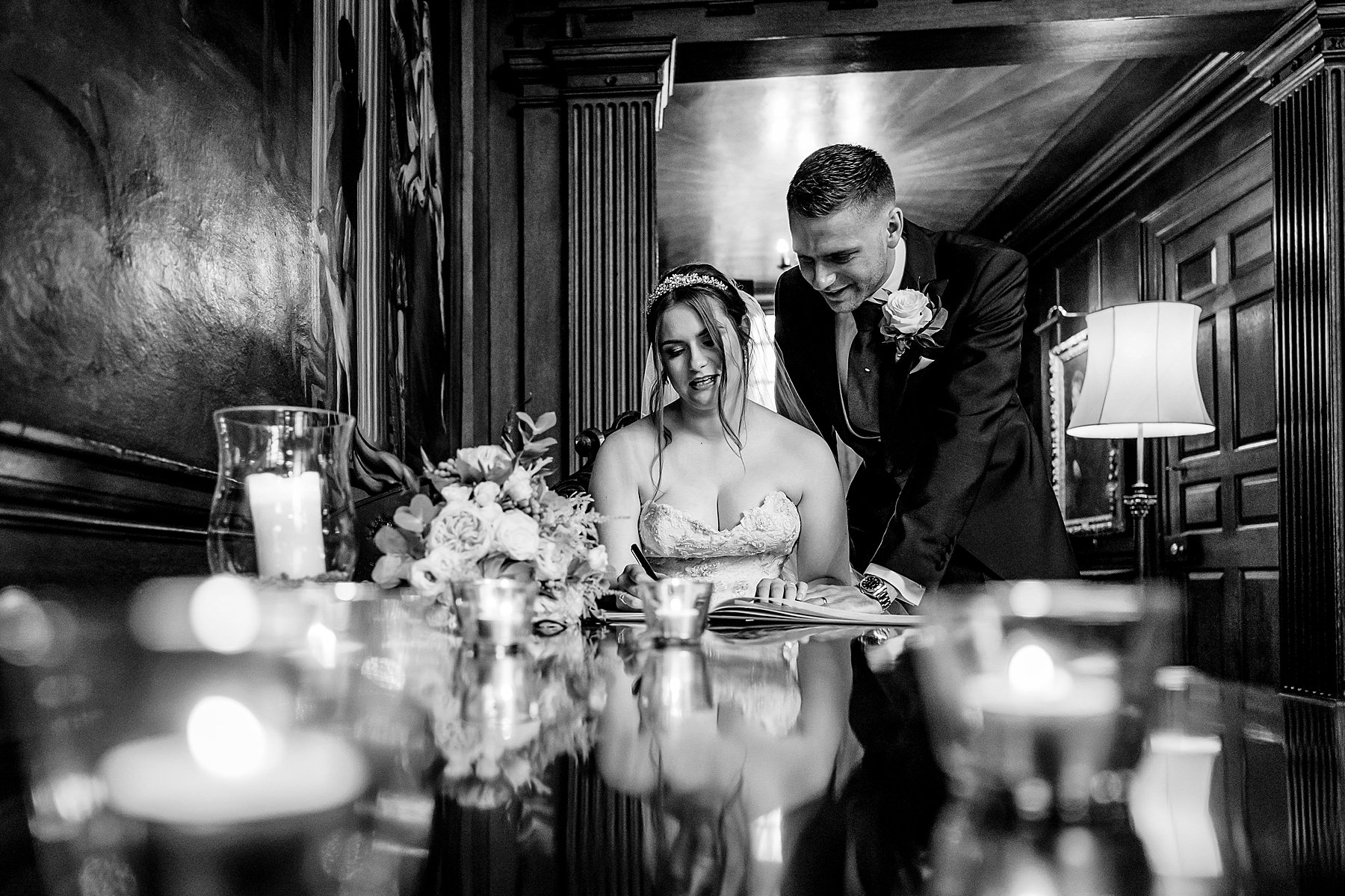 ceremony at adlington hall