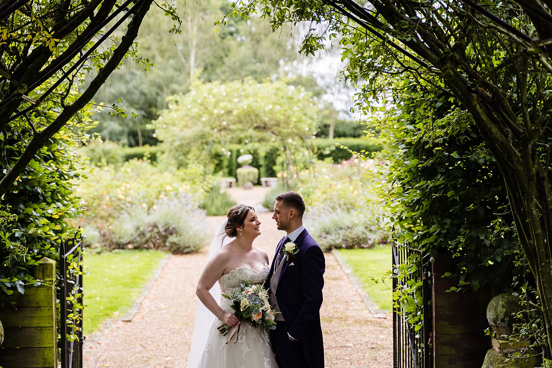 bride and groom photos at adlington hall
