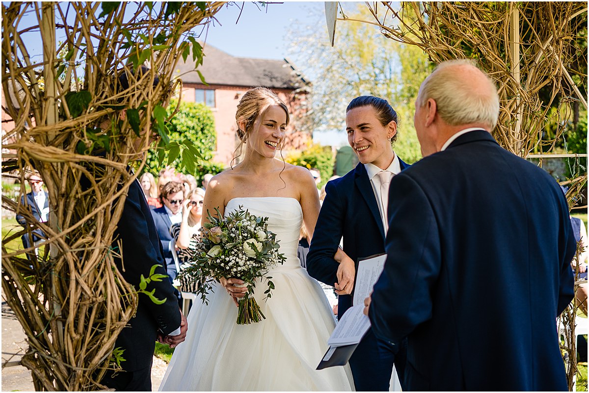 bride and brother