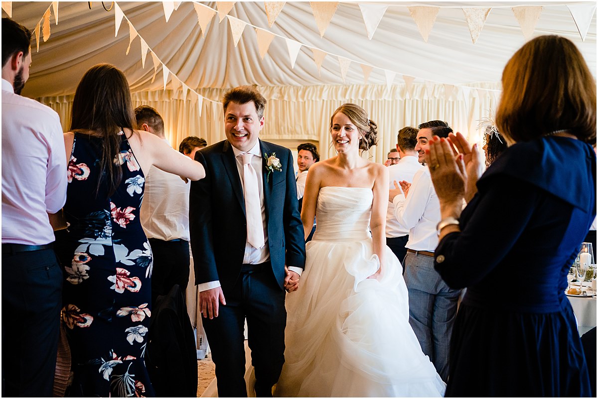 bride and groom entrance