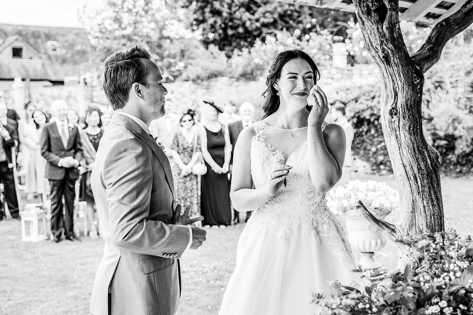 outdoor wedding ceremony at deer park