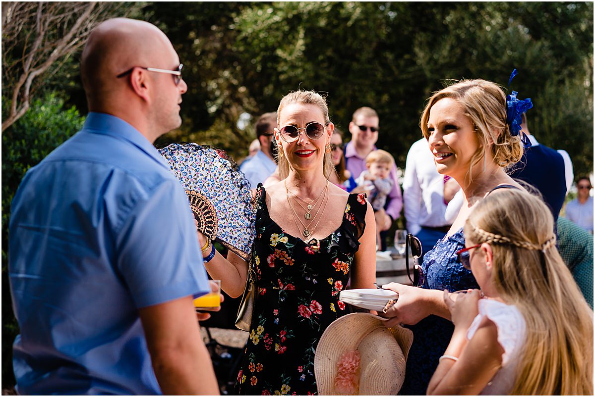 guests mingling