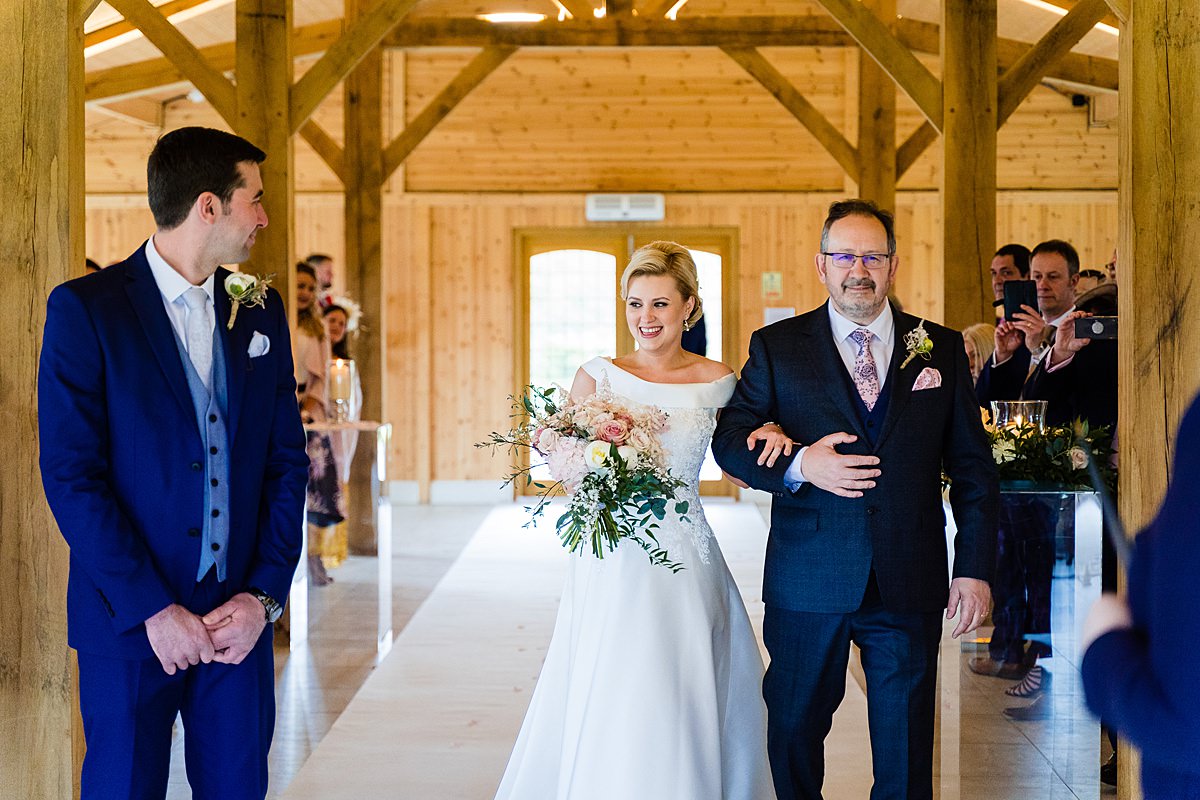 wedding ceremony at merrydale manor