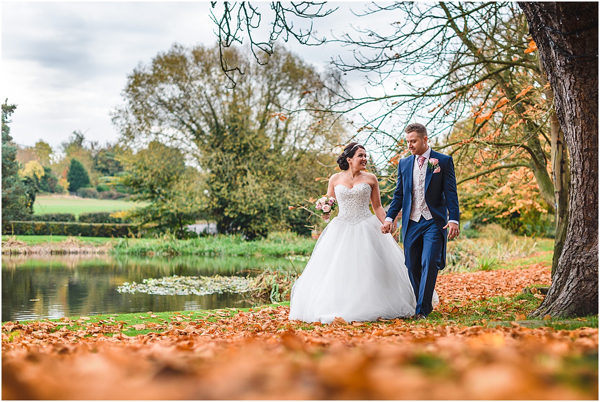autumn wedding at the moat house