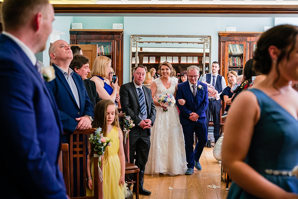 wedding ceremony at Pendrell Hall