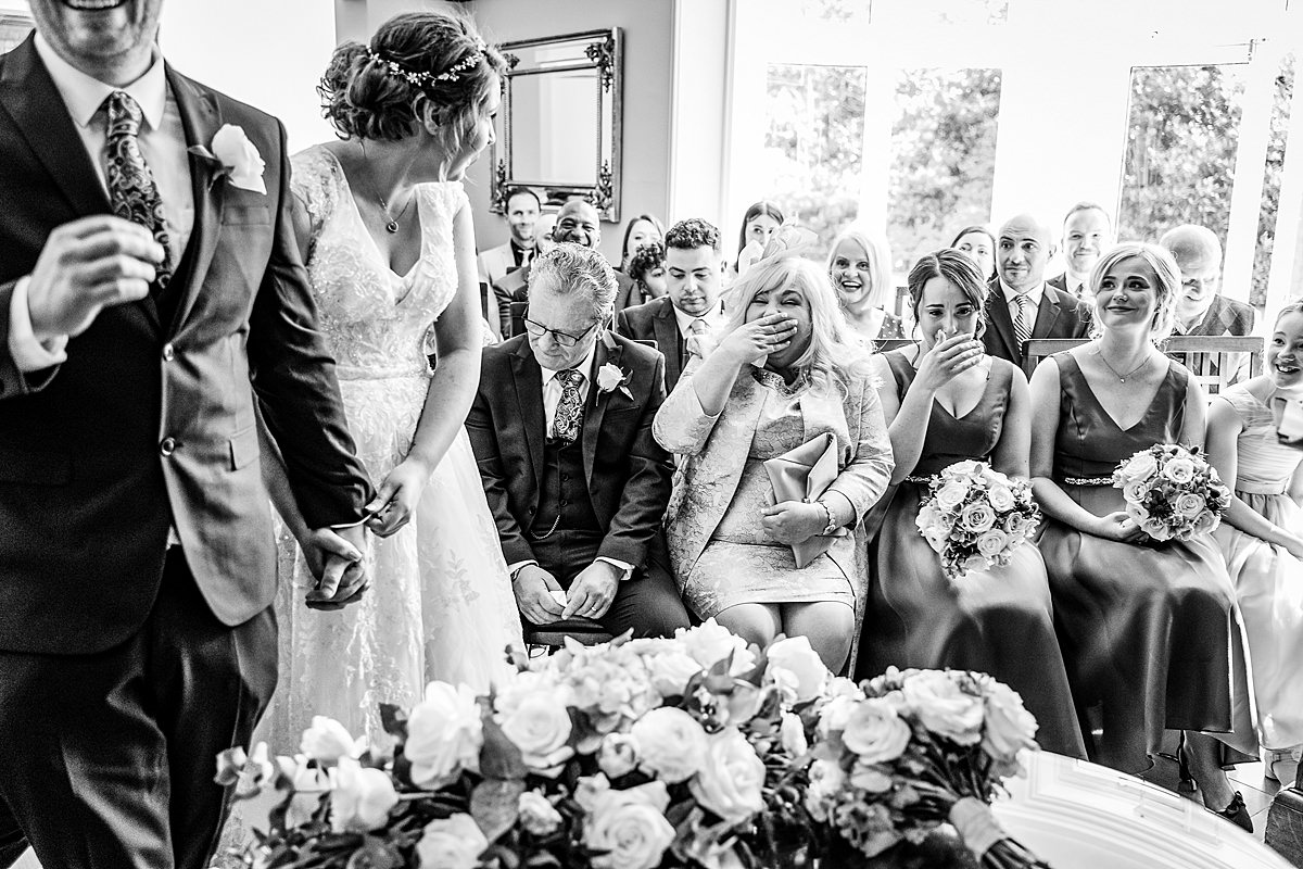 wedding ceremony at Pendrell Hall