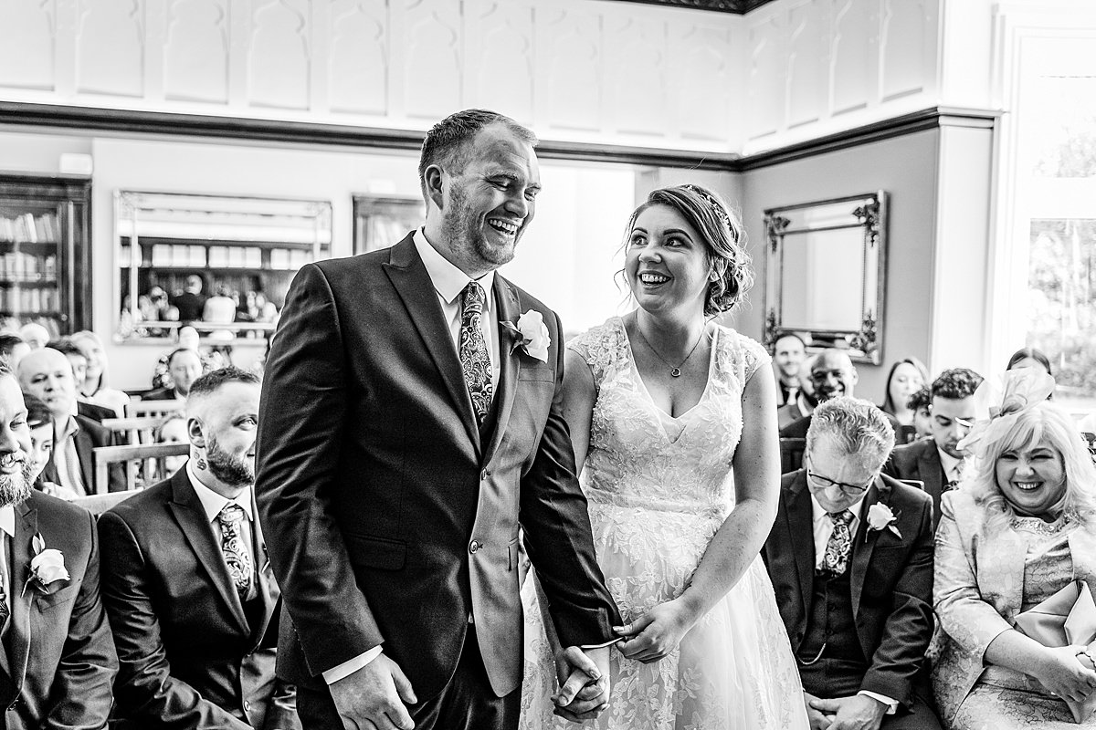 wedding ceremony at Pendrell Hall