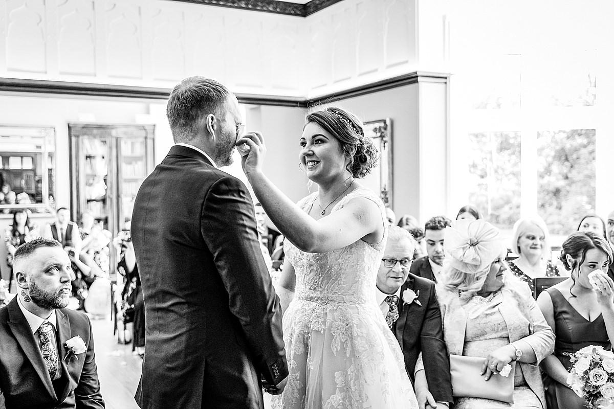 wedding ceremony at Pendrell Hall