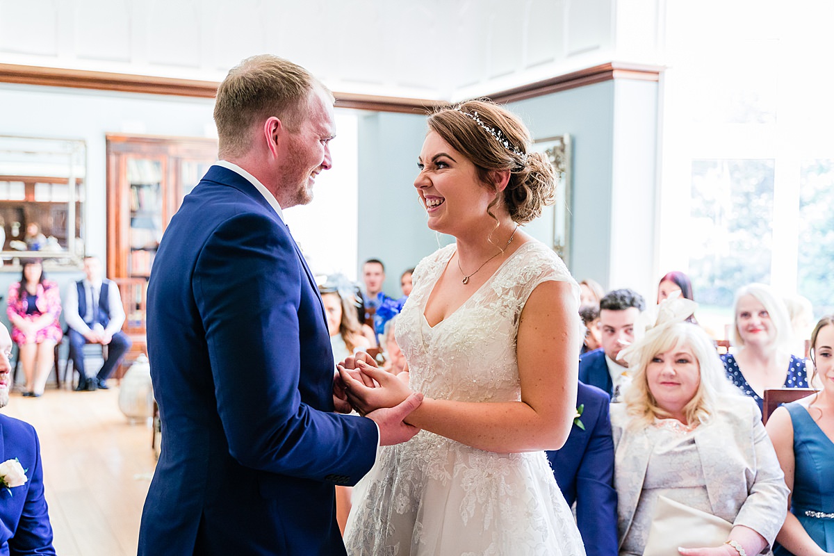 wedding ceremony at Pendrell Hall