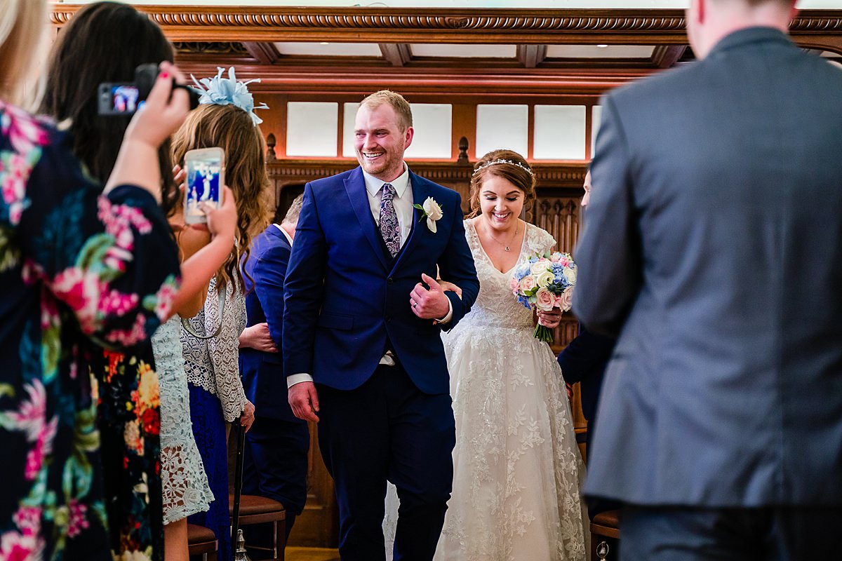 wedding ceremony at Pendrell Hall