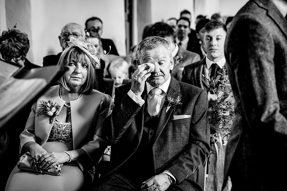 wedding ceremony at the ashes barns