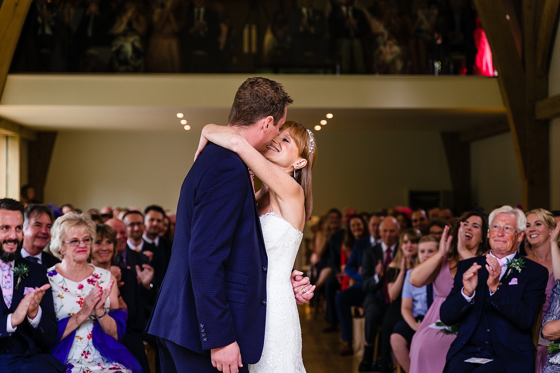 wedding ceremony at the mill barns