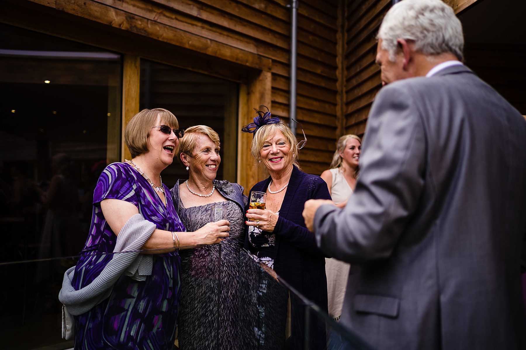 guests enjoying drinks